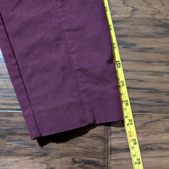 RW&CO slim dress pant leggings burgundy size XS - Picture 7 of 15